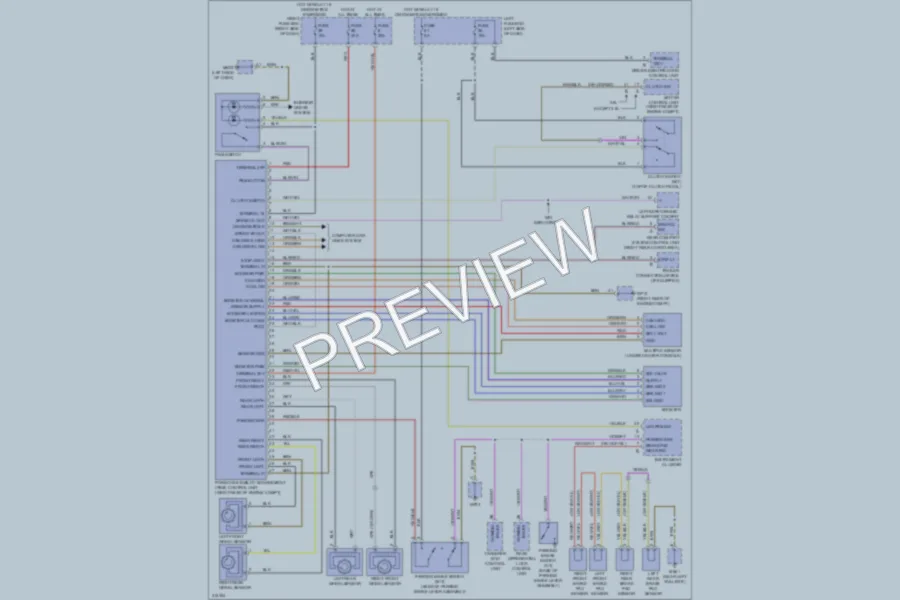 2009 Porsche Cayenne Anti Lock Brakes wiring diagram preview