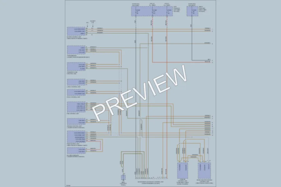 2009 Porsche Cayenne Computer Data Lines wiring diagram preview