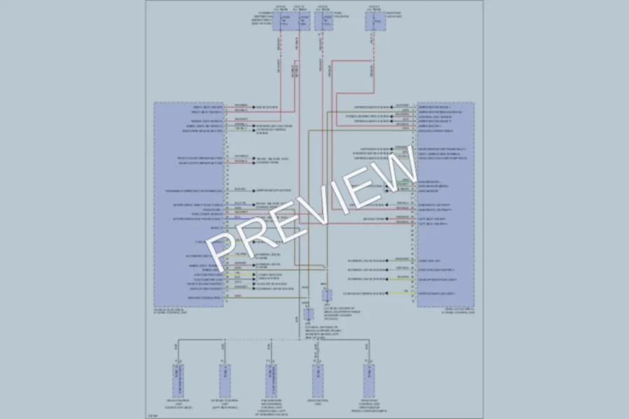 2009 Porsche Cayman Body Control Modules wiring diagram preview