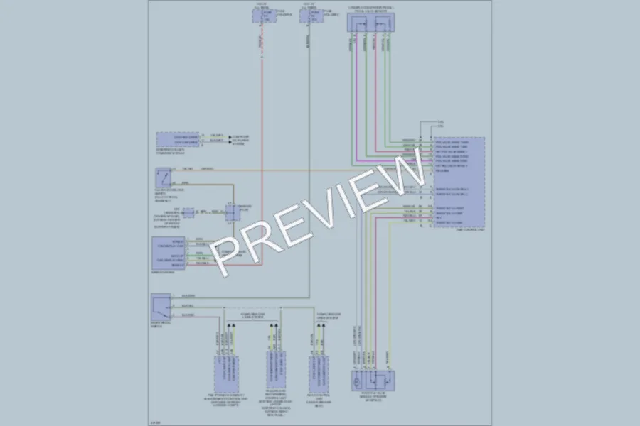2009 Porsche Cayman Cruise Control wiring diagram preview
