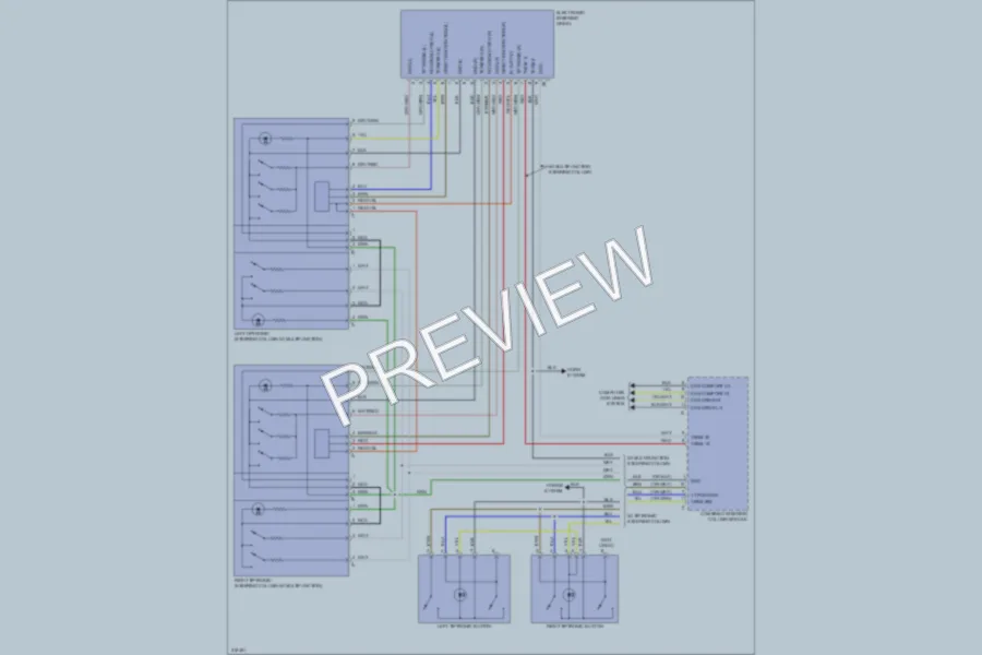 2009 Porsche Cayman Transmission wiring diagram preview