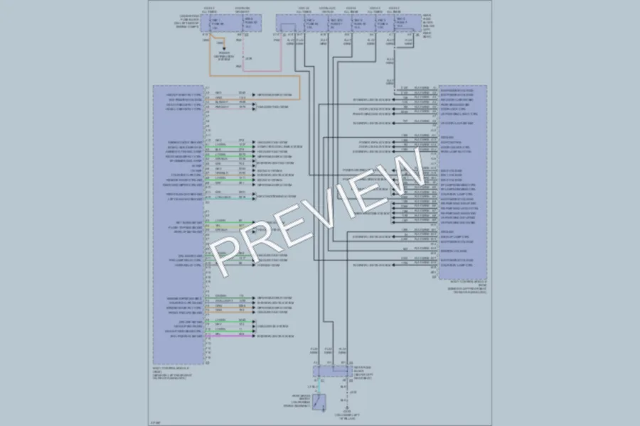 2009 Saab 97X Body Control Modules wiring diagram preview