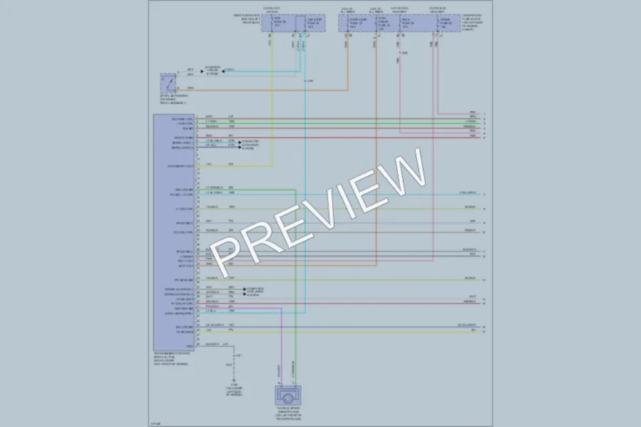 2009 Saab 97X Transmission wiring diagram preview