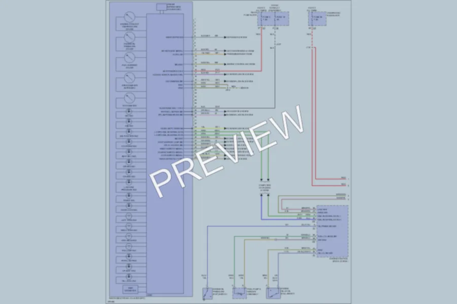 2009 Saturn Astra Instrument Cluster wiring diagram preview