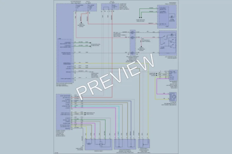 2009 Saturn Aura Cruise Control wiring diagram preview