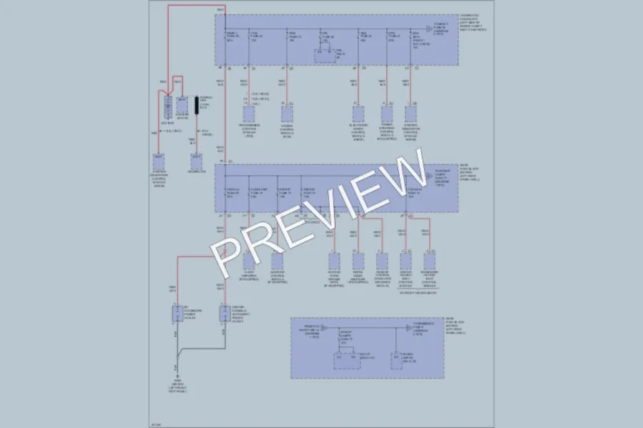 2009 Saturn Aura Power Distribution wiring diagram preview
