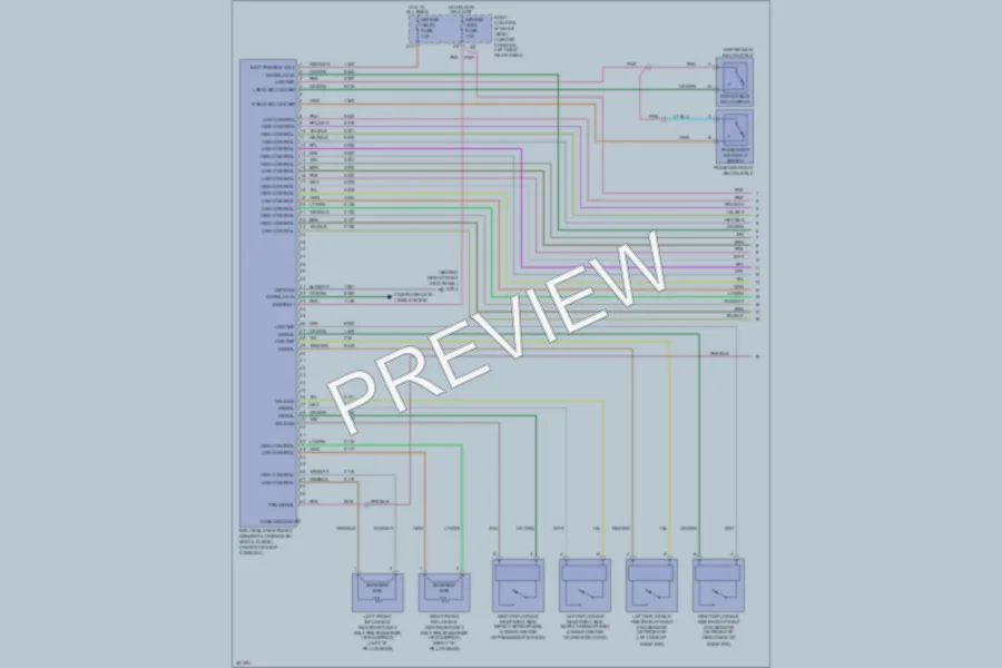 2009 Saturn Aura Supplemental Restraints wiring diagram preview