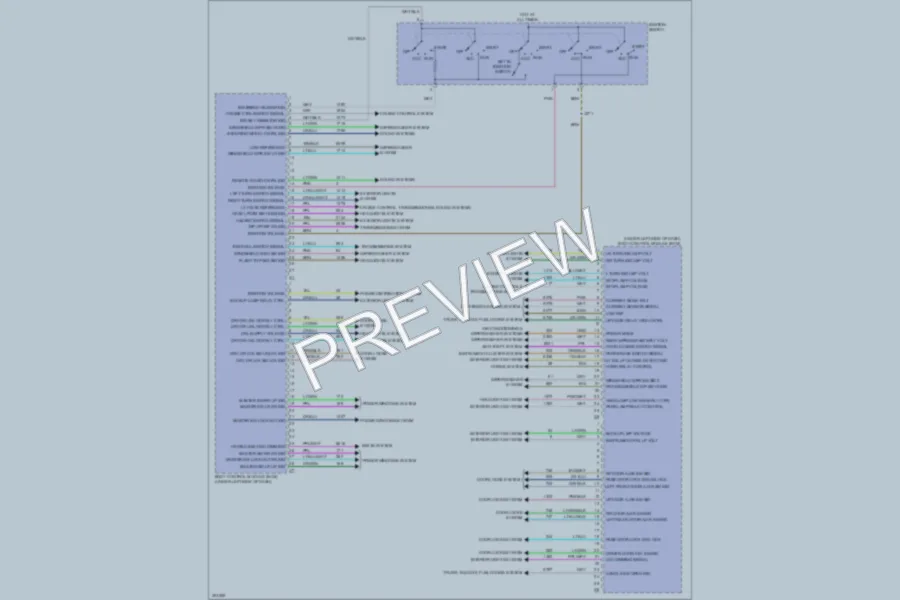 2009 Saturn Outlook Body Control Modules wiring diagram preview