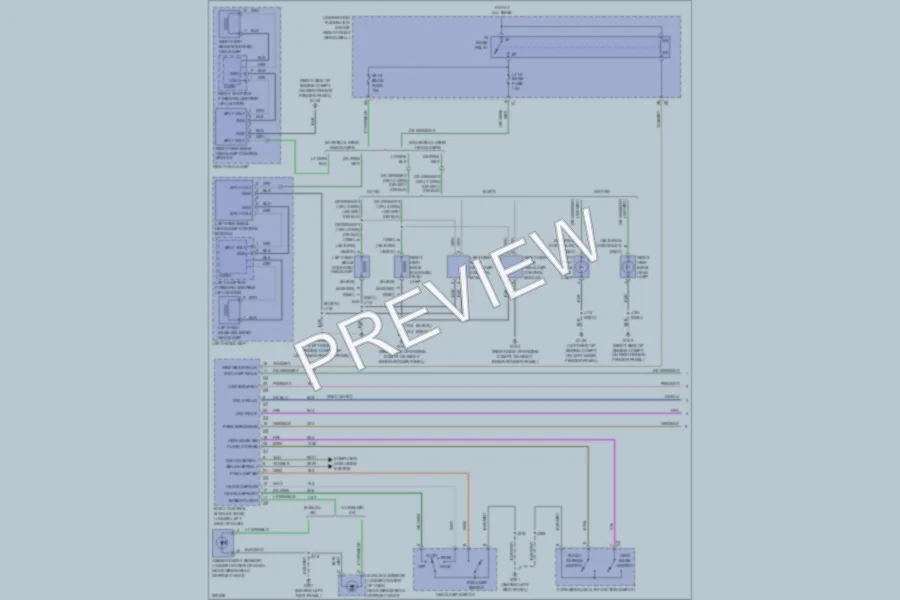2009 Saturn Outlook Headlights wiring diagram preview