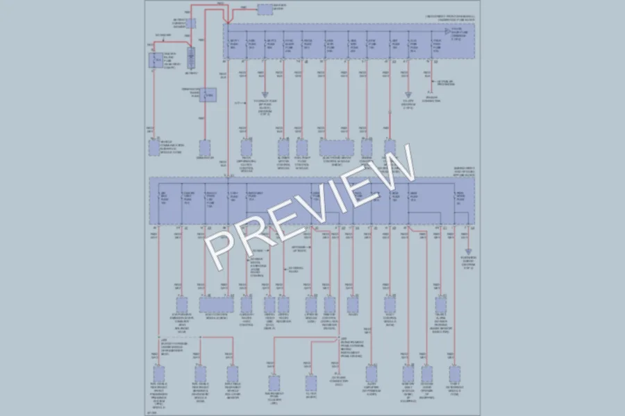 2009 Saturn Outlook Power Distribution wiring diagram preview