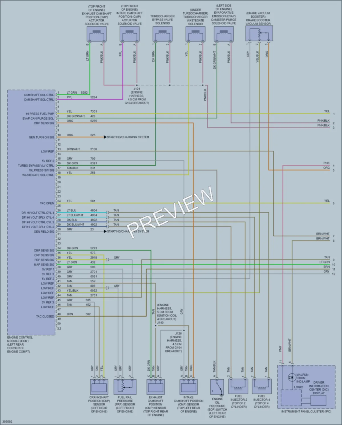 2009 Saturn Sky Engine Performance wiring diagram preview
