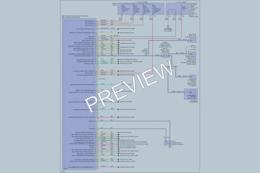 2009 Saturn VUE Body Control Modules wiring diagram preview