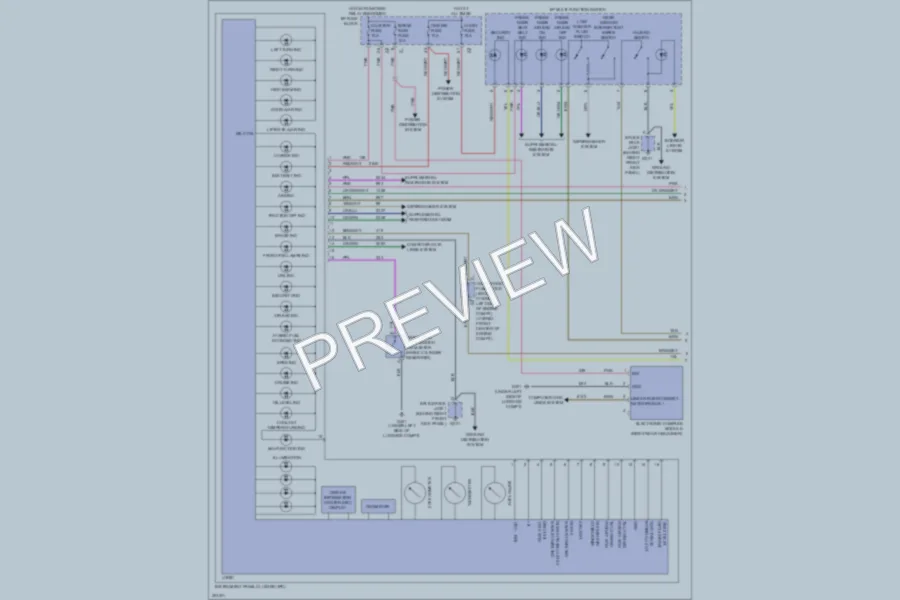 2009 Saturn VUE Instrument Cluster wiring diagram preview