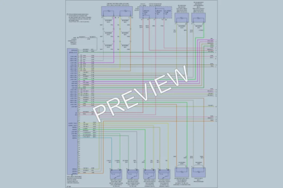 2009 Saturn VUE Supplemental Restraints wiring diagram preview