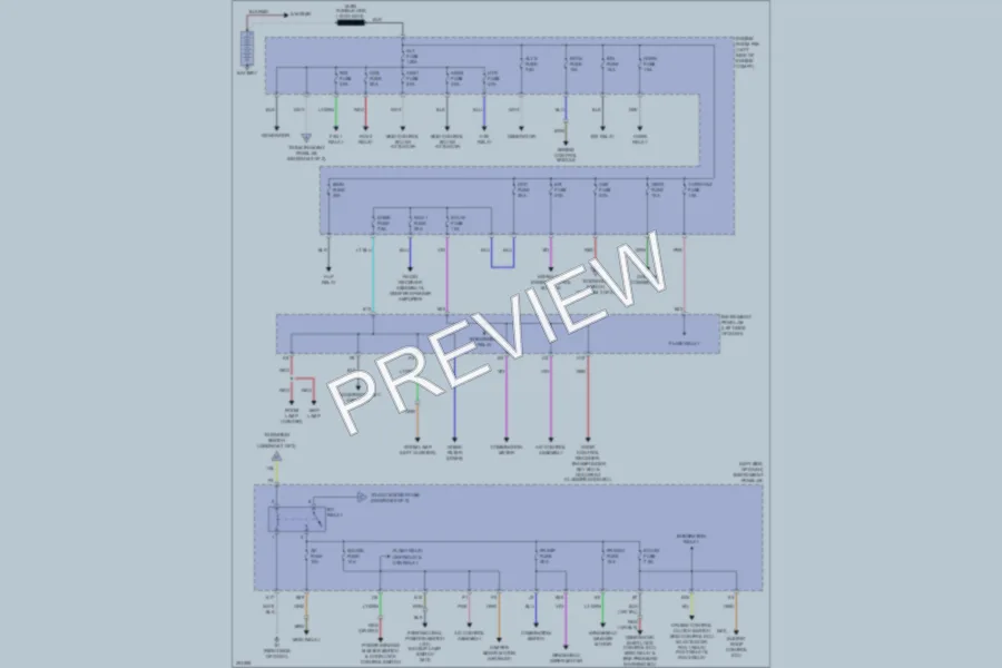 2009 Scion tC Power Distribution wiring diagram preview