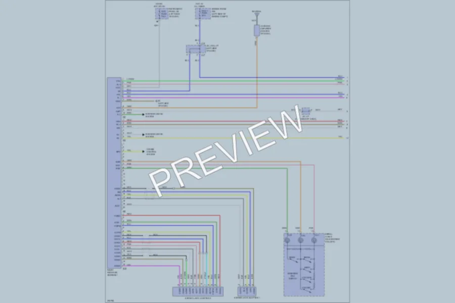 2009 Scion tC Radio wiring diagram preview