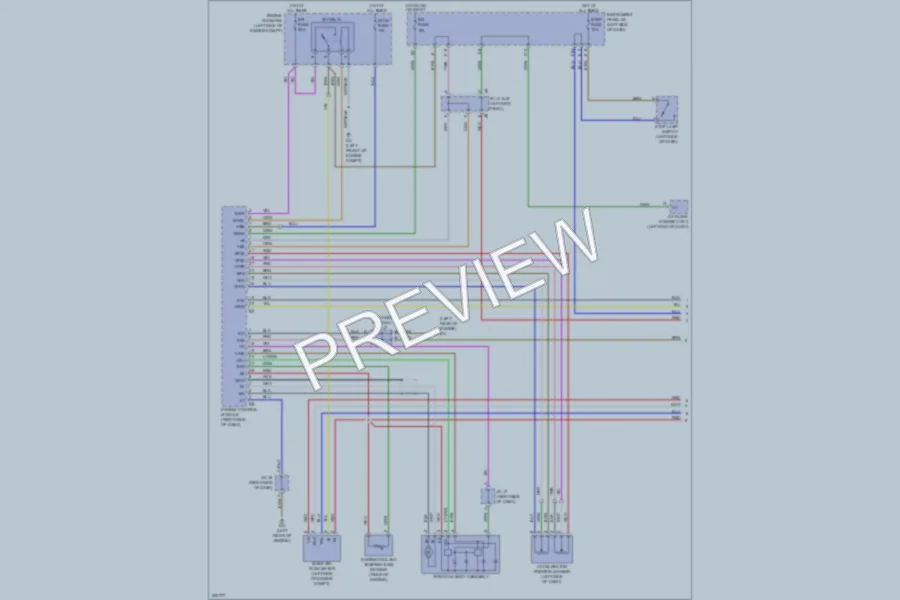 2009 Scion tC Transmission wiring diagram preview