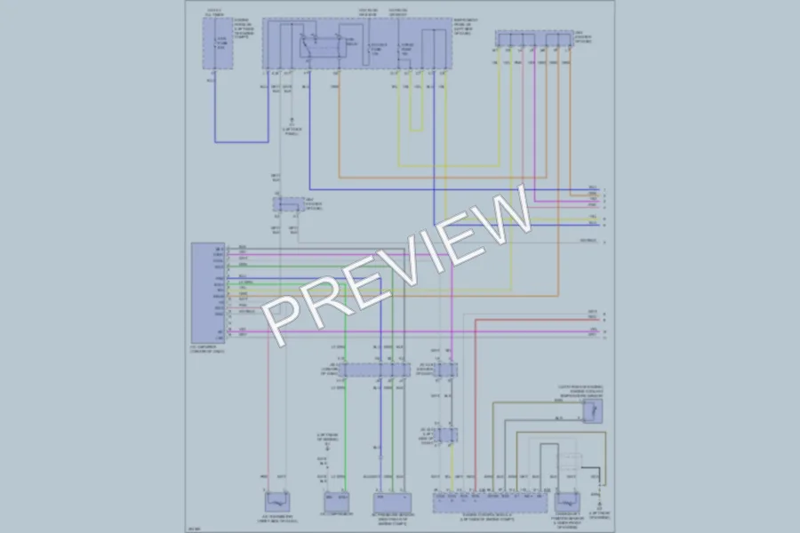 2009 Scion xB Air Conditioning wiring diagram preview