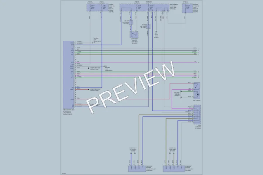 2009 Scion xB Anti Lock Brakes wiring diagram preview