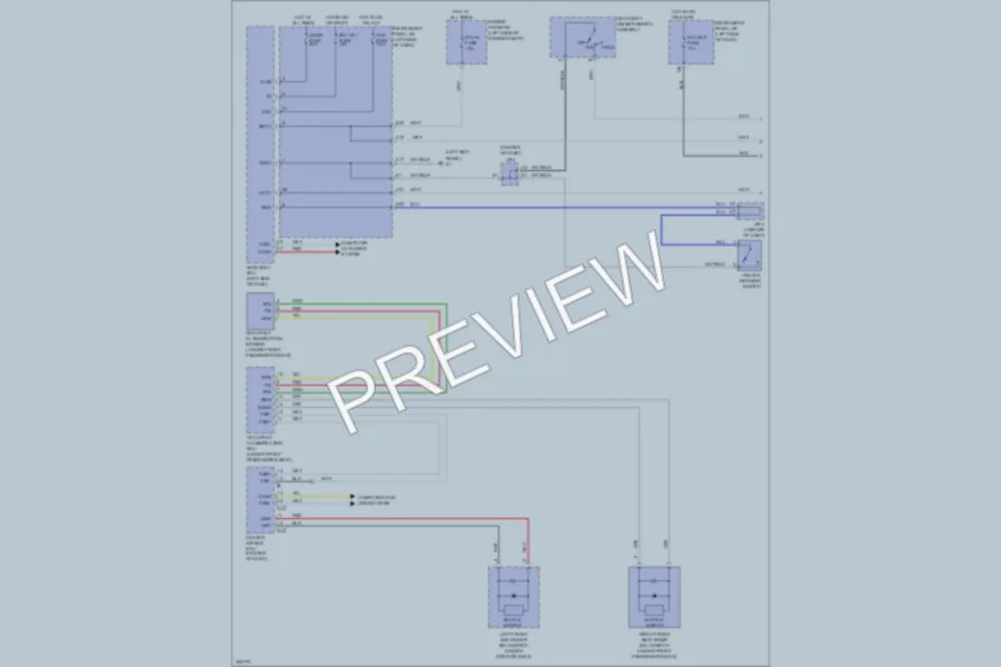 2009 Scion xB Warning Systems wiring diagram preview