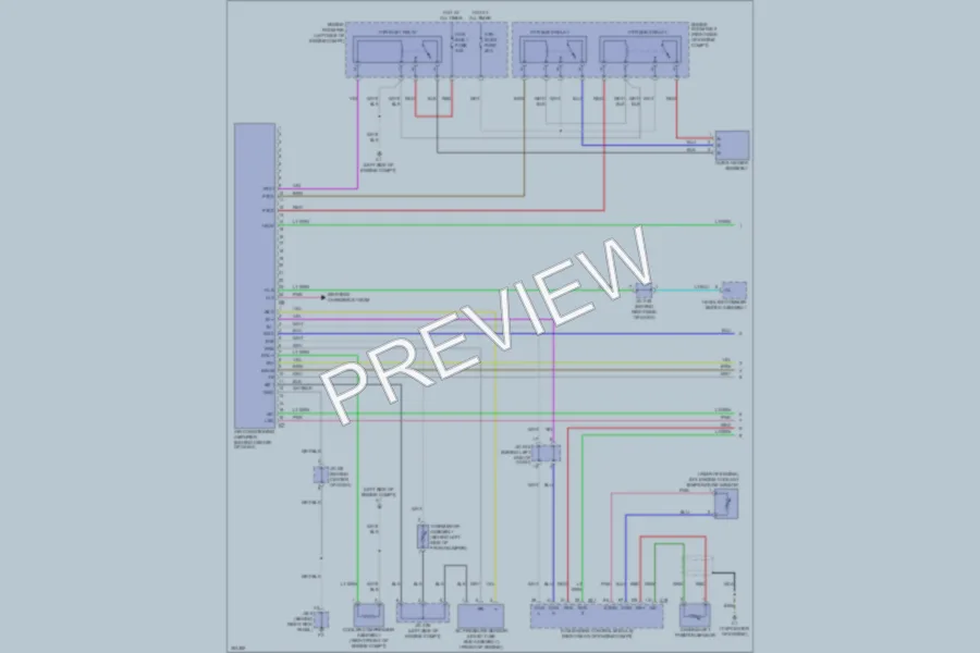 2009 Scion xD Air Conditioning wiring diagram preview
