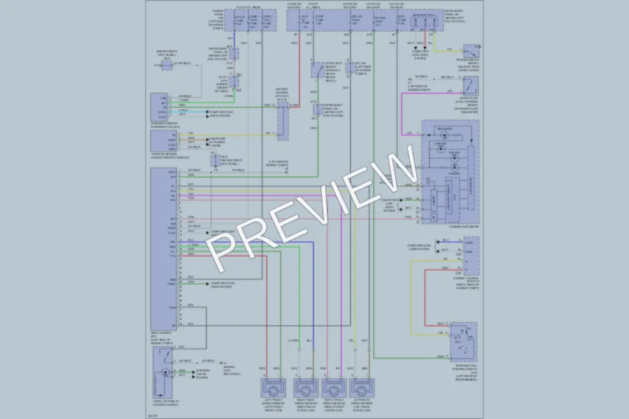2009 Scion xD Anti Lock Brakes wiring diagram preview