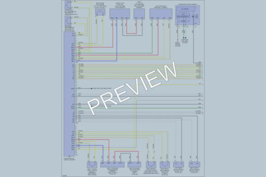 2009 Scion xD Supplemental Restraints wiring diagram preview