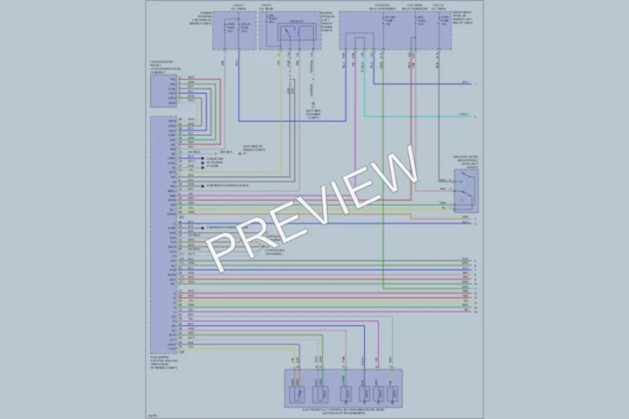 2009 Scion xD Transmission wiring diagram preview
