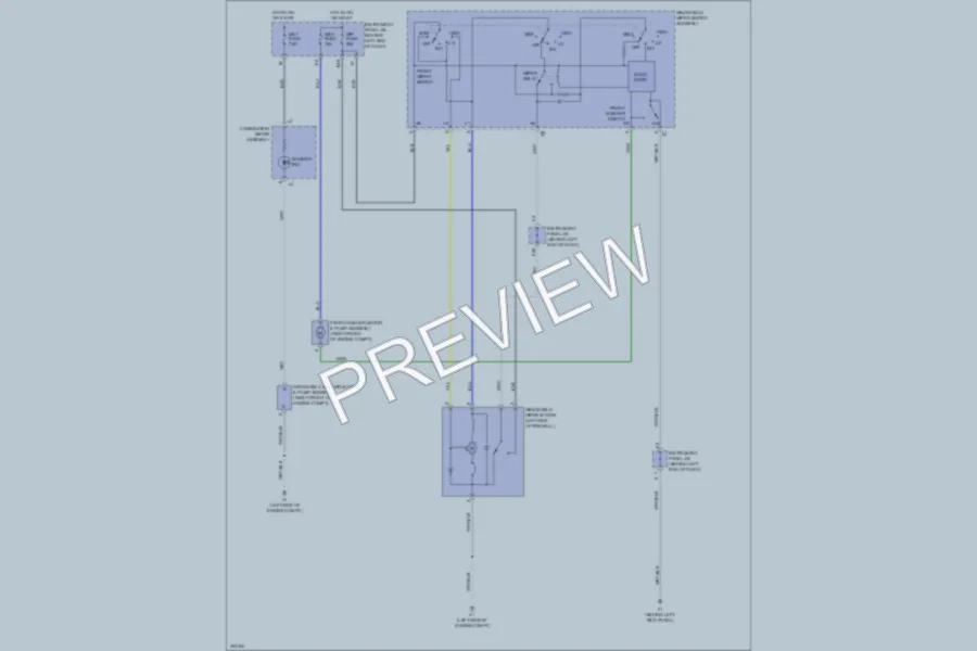 2009 Scion xD Wiper Washer wiring diagram preview