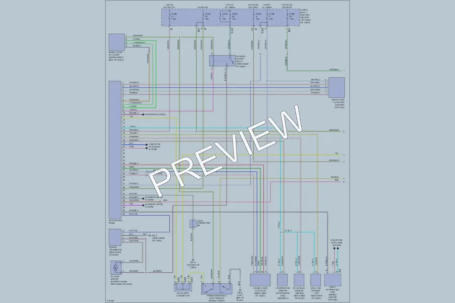 2009 Subaru Forester Air Conditioning wiring diagram preview