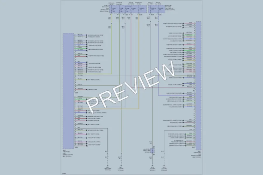 2009 Subaru Forester Body Control Modules wiring diagram preview