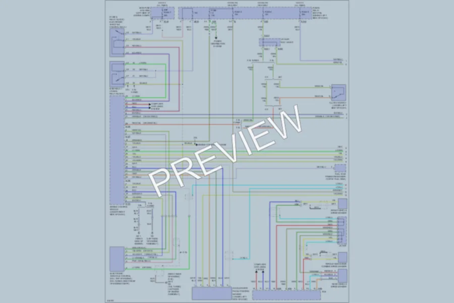 2009 Subaru Forester Cruise Control wiring diagram preview