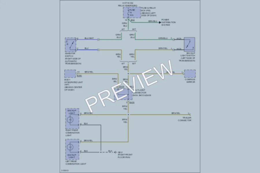 2009 Subaru Forester Exterior Lights wiring diagram preview