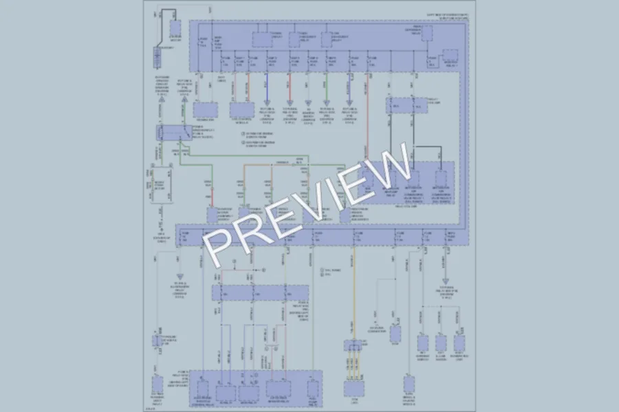 2009 Subaru Forester Power Distribution wiring diagram preview