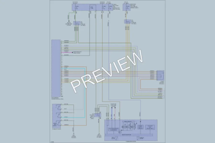 2009 Subaru Forester Transmission wiring diagram preview