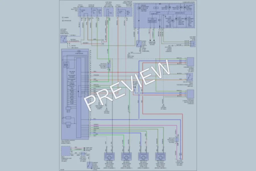 2009 Subaru ImprezaWRX Anti Lock Brakes wiring diagram preview