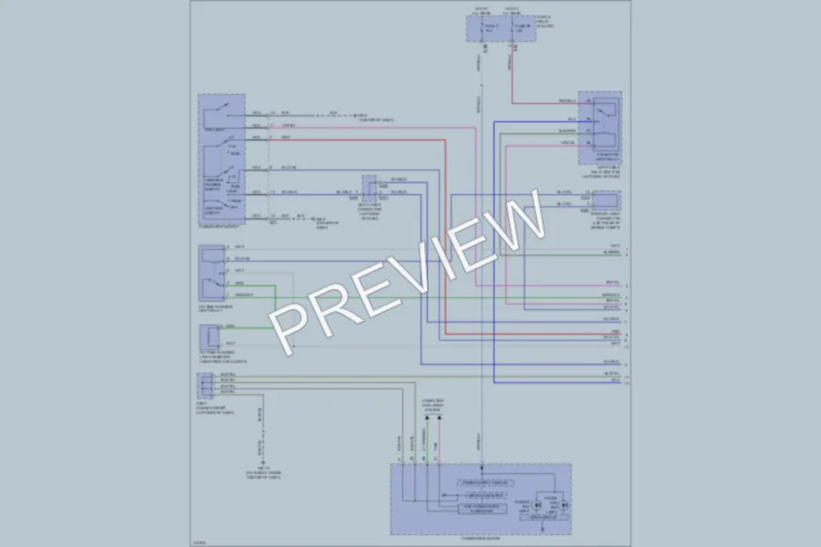 2009 Subaru ImprezaWRX Headlights wiring diagram preview