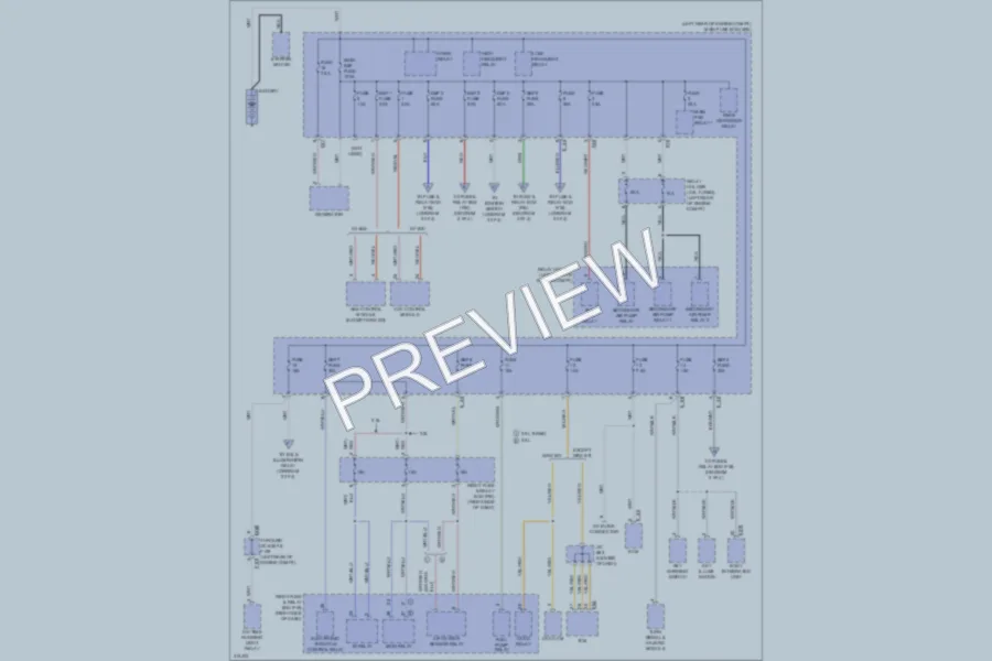 2009 Subaru ImprezaWRX Power Distribution wiring diagram preview