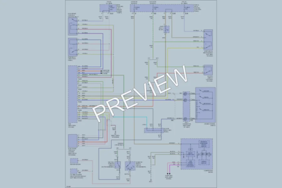 2009 Subaru Legacy Cruise Control wiring diagram preview