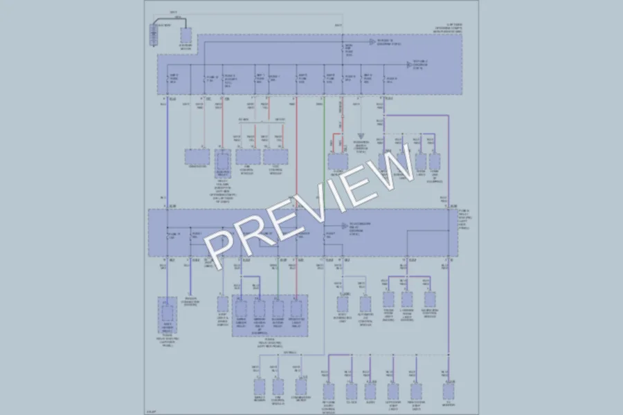 2009 Subaru Legacy Power Distribution wiring diagram preview