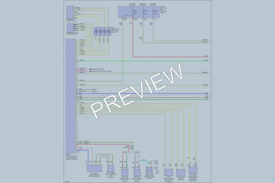 2009 Subaru Legacy Supplemental Restraints wiring diagram preview