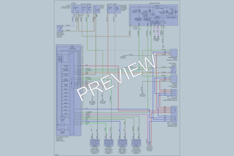 2009 Subaru Outback Anti Lock Brakes wiring diagram preview
