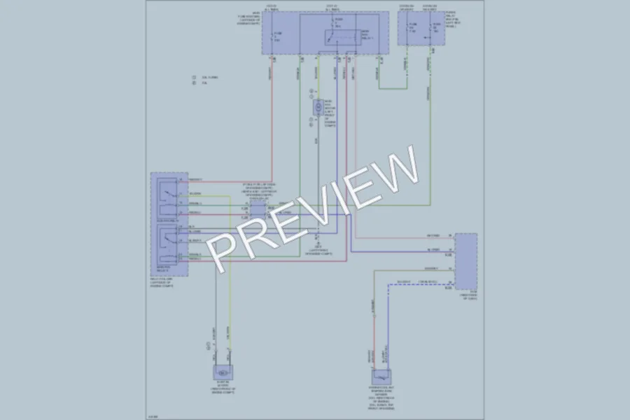 2009 Subaru Outback Cooling Fan wiring diagram preview