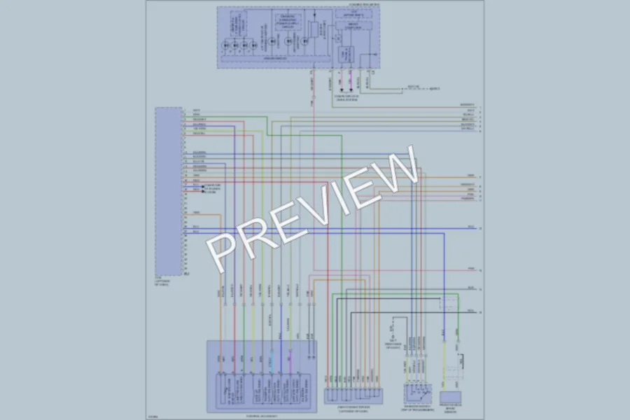 2009 Subaru Outback Transmission wiring diagram preview