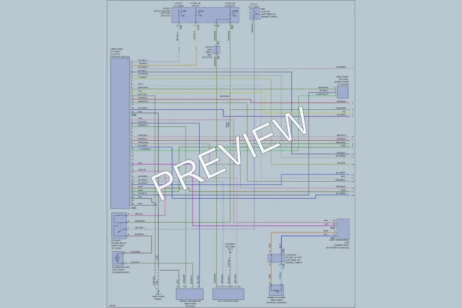 2009 Subaru Tribeca Air Conditioning wiring diagram preview
