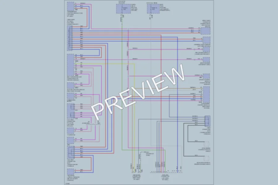 2009 Subaru Tribeca Computer Data Lines wiring diagram preview