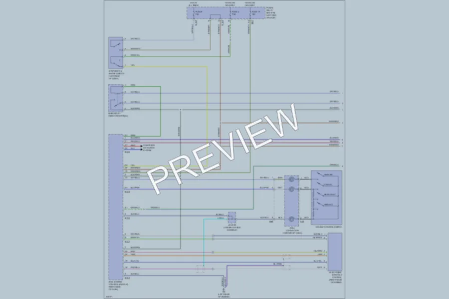 2009 Subaru Tribeca Cruise Control wiring diagram preview