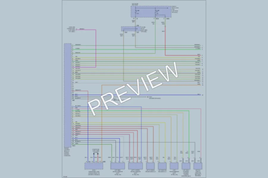 2009 Subaru Tribeca Supplemental Restraints wiring diagram preview