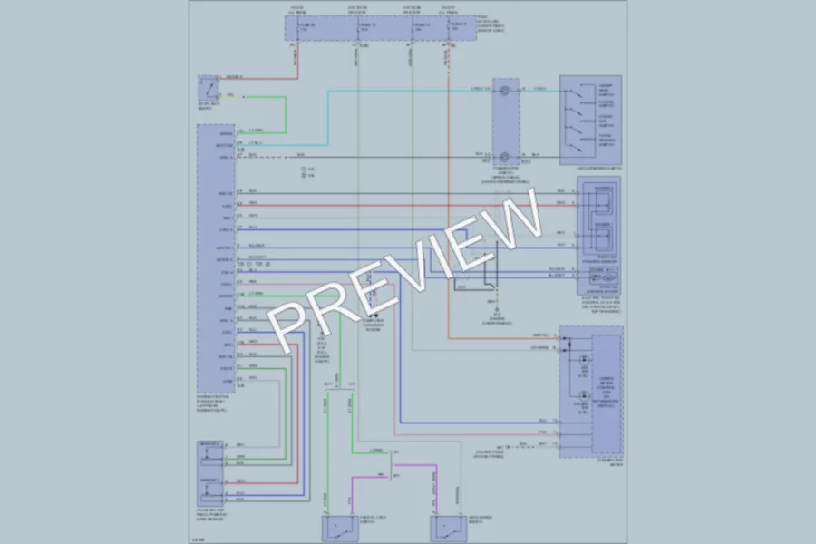 2009 Suzuki Equator Cruise Control wiring diagram preview