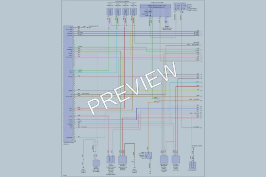 2009 Suzuki Equator Engine Performance wiring diagram preview